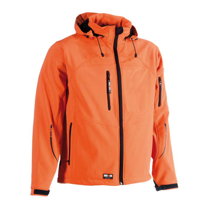 POSEIDON SOFTSHELL JACKET ORANGE L 23MJC0902OR-L