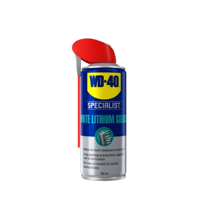 WD-40 Specialist White Lithium Grease Spray 400ml White grease spray 51391