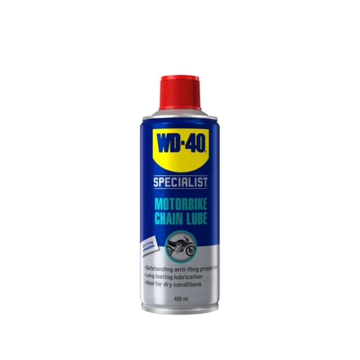 WD-40 Specialist Motorbike Chain Lube 400ml chain lubricant 44074