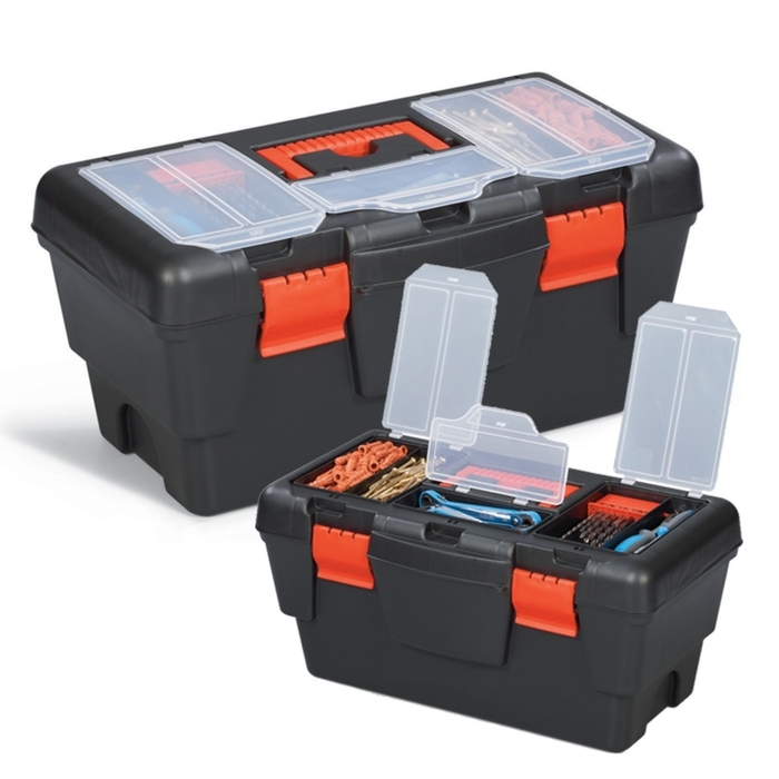 Plastic tool case Eko 22'' 55.5 x 29.5 x 26.5 cm