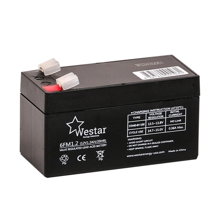 Westar lead battery 1.2Ah 98x43x59mm