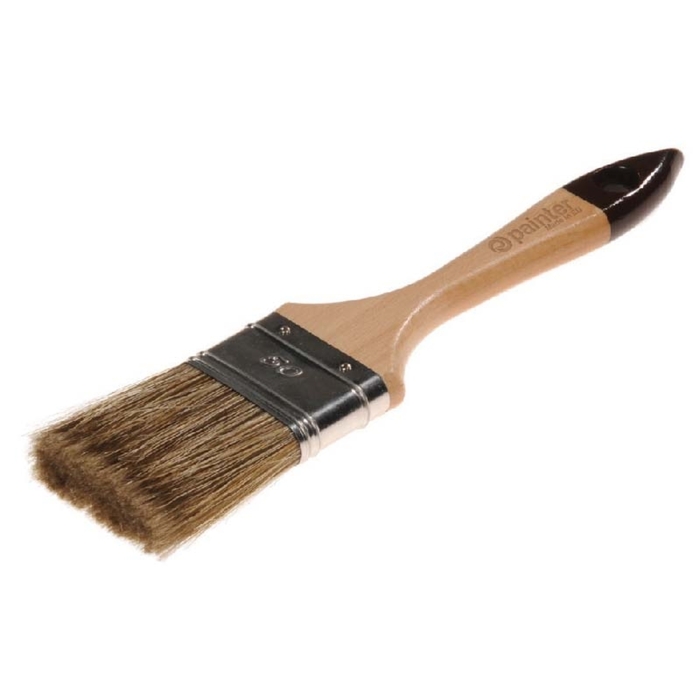 Flat brush for varnish, semi-double 60 mm
