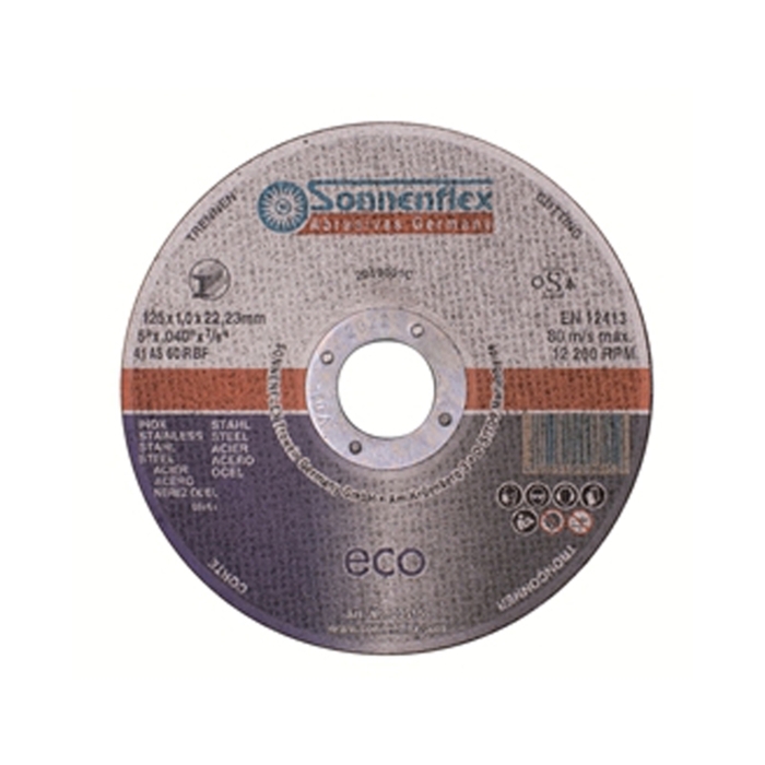 ECO STAINLESS STEEL CUTTING DISC 125X22.23X1MM