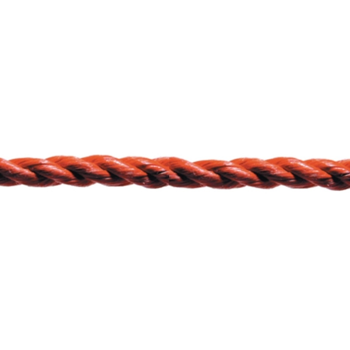 Orange polypropylene rope Φ 4 mm
