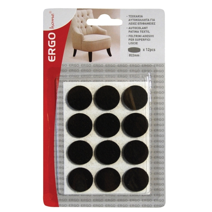 CARRYING PADS FOR SMOOTH SURFACES. 100X80MM, 1 PCS, BROWN