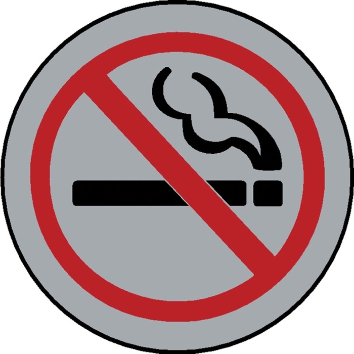 "NO SMOKING" Aluminum Sign