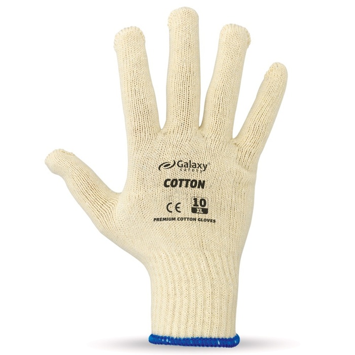 COTTON GLOVES GALAXY COTTON BEIGE XL