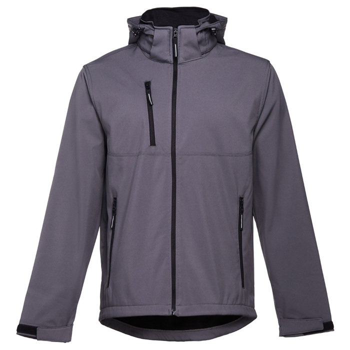 Ανδρικό softshell μπουφάν με αποσπώμενη κουκούλα
 TH Clothes Zagreb - Grey 38-8304