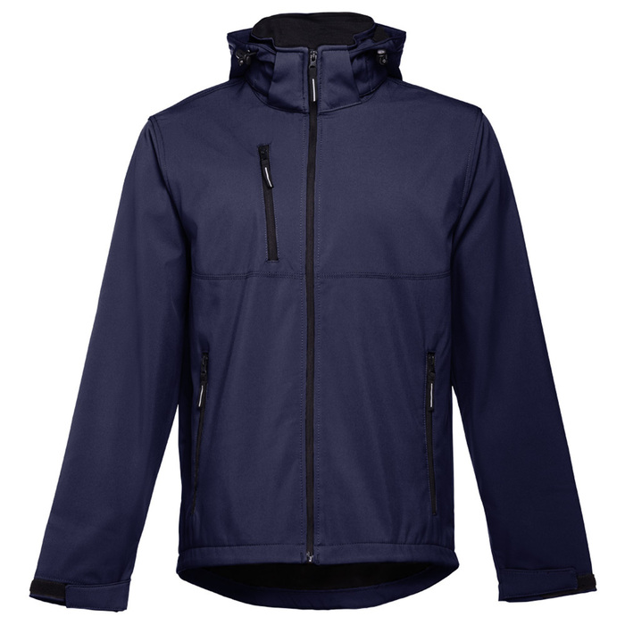 Ανδρικό softshell μπουφάν με αποσπώμενη κουκούλα
 TH Clothes Zagreb - Navy blue 38-8304