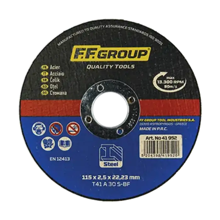 FF GROUP IRON CUTTING DISC, 180x3.0
