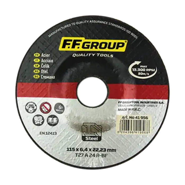 FF GROUP IRON GRINDING DISC, 125x6.4