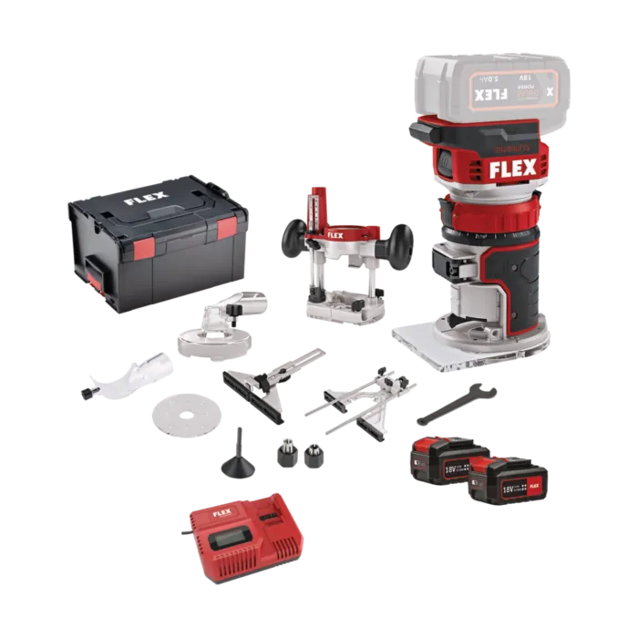 CORDLESS EDGE MILLING TOOL & ROUTER CER 18.0-EC/5.0 Set Flex