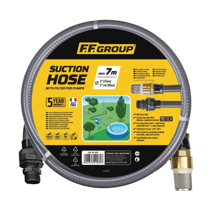 SUCTION HOSE WITH FILTER FOR PUMPS FF Group