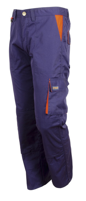 WORK TROUSERS GALAXY GLX30 65P/35C 270g GREY-ORANGE S-2XL