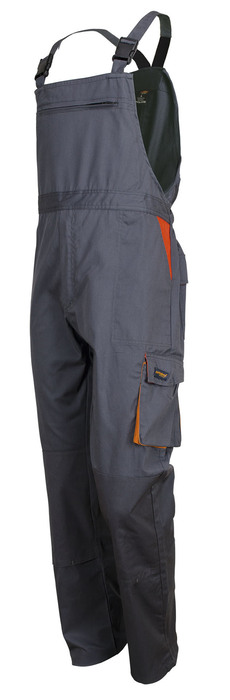 WORK BIB PANTS GALAXY GLX31 65P/35C 240g NAVY BLUE-GREY 3XL