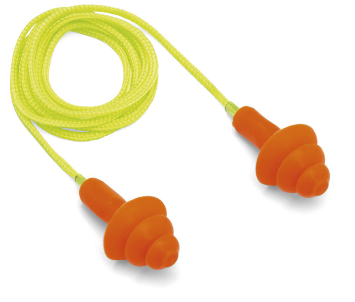 REUSABLE CORDED EARPLUGS PYRAMEX RP3001 50 PAIRS