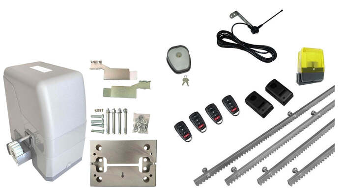 Sliding Garage Door Mechanism Set TRITON-1500 (Kit-Deluxe) S