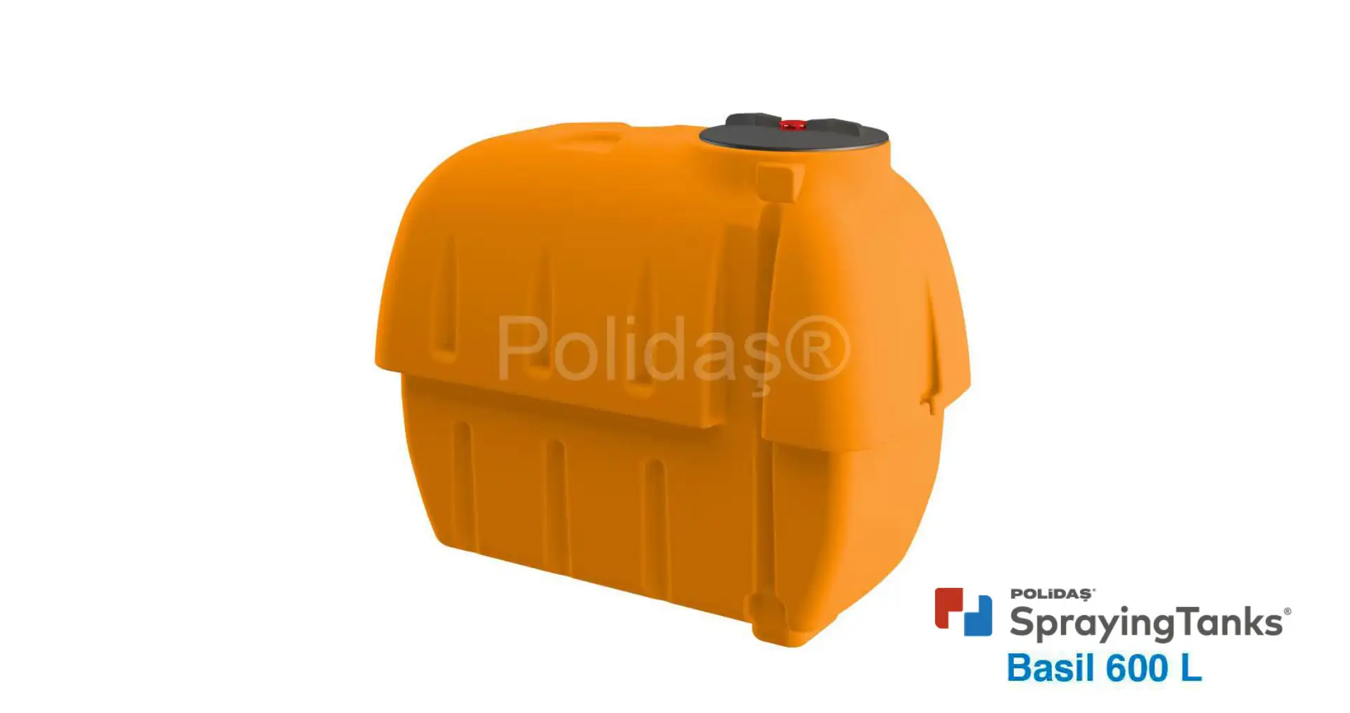 Tractor mounted spraying tank Polidas Basil 600 Lt - Photo 2