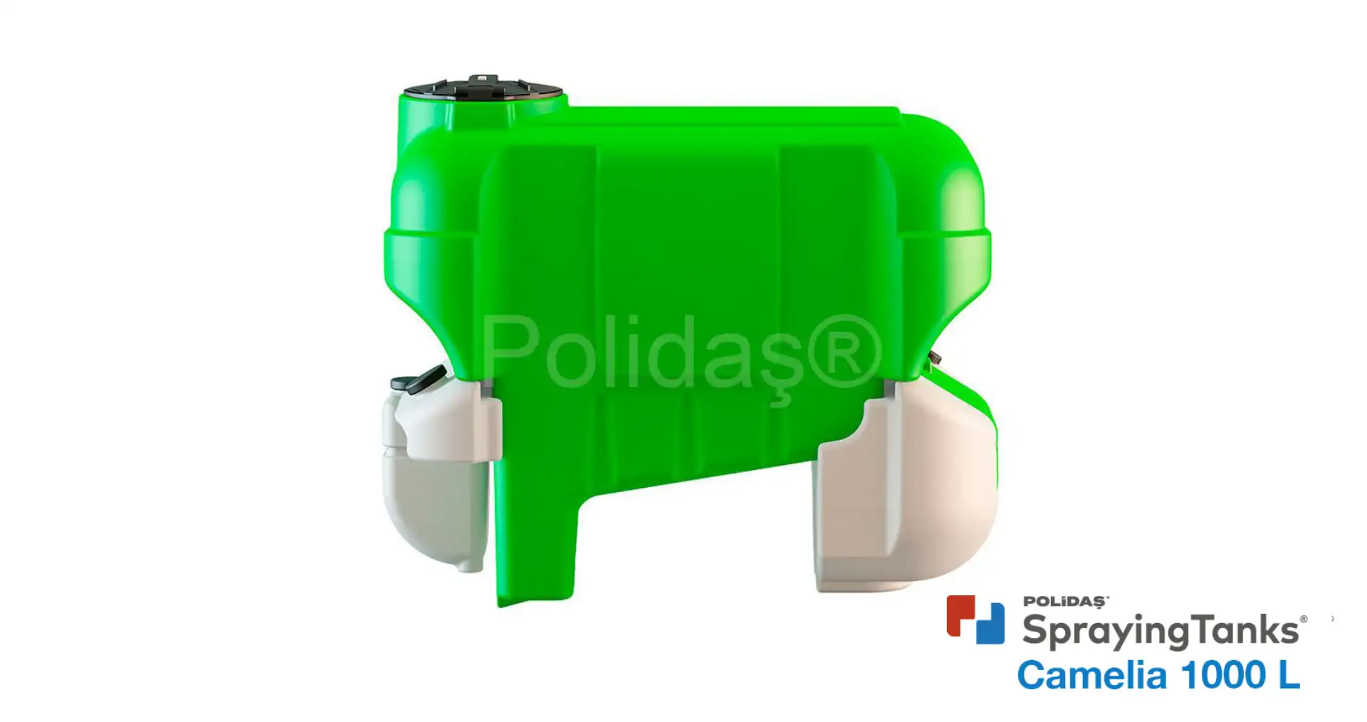 Tractor mounted spraying tank Polidas Camelia 1000 Lt - Photo 1