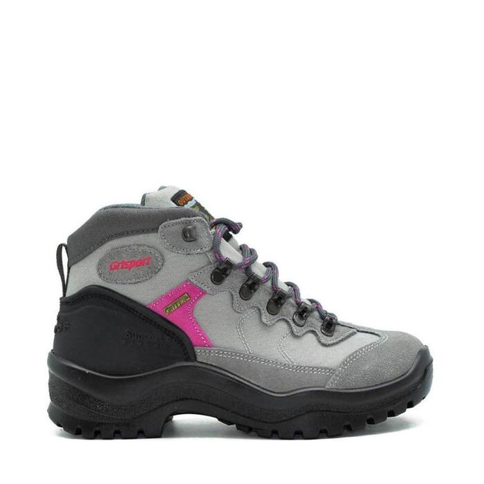 Grisport Waterproof Mountaineering Boot Gray - Fuchsia - 10694-GREY-FUCHSIA