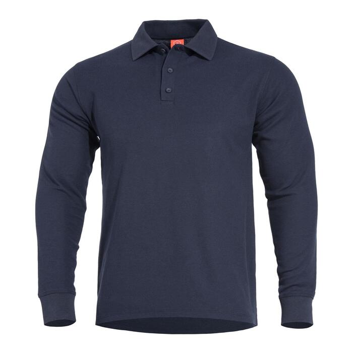 ANIKETOS LONG POLO K09013-05-Navy Blue