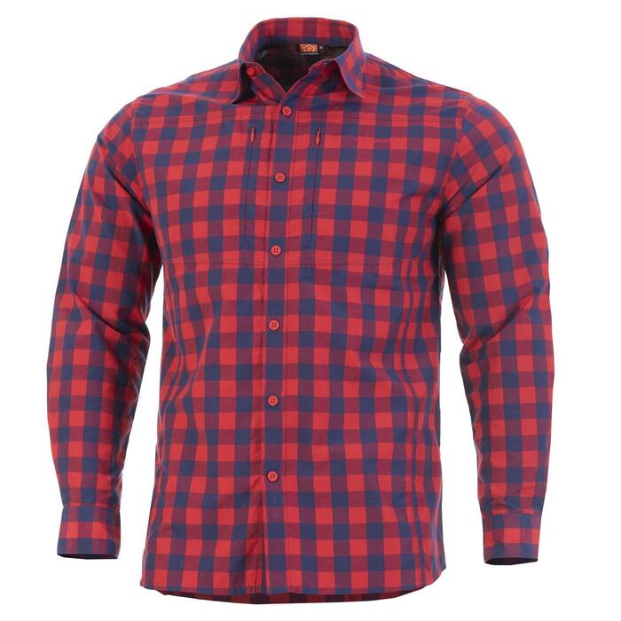 QT TACTICAL SHIRT K02015-07RC-Red Checks