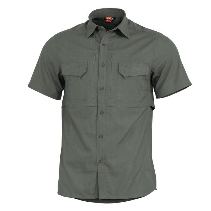 PLATO SHIRT SHORT K02019-SH-06CG-Camo Green