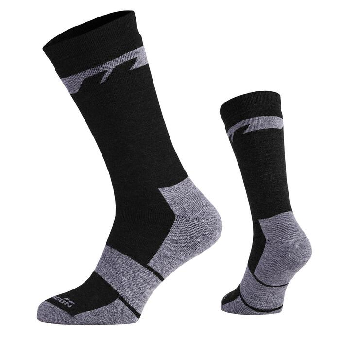 ALPINE MERINO SOCKS HEAVY EL14017-01-Black