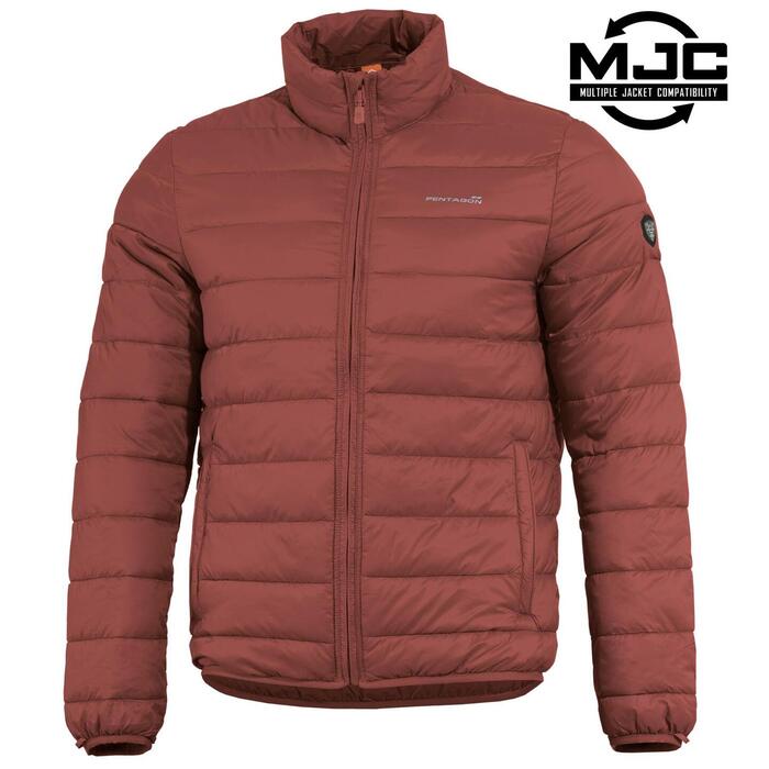 NUCLEUS PUFFER JACKET K08030-74-Maroon Red