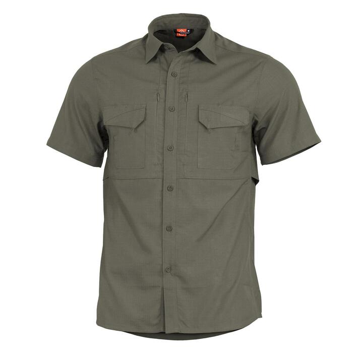 PLATO SHIRT SHORT K02019-SH-06RG-Ranger Green