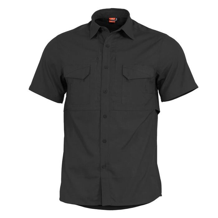 PLATO SHIRT SHORT K02019-SH-01-Black