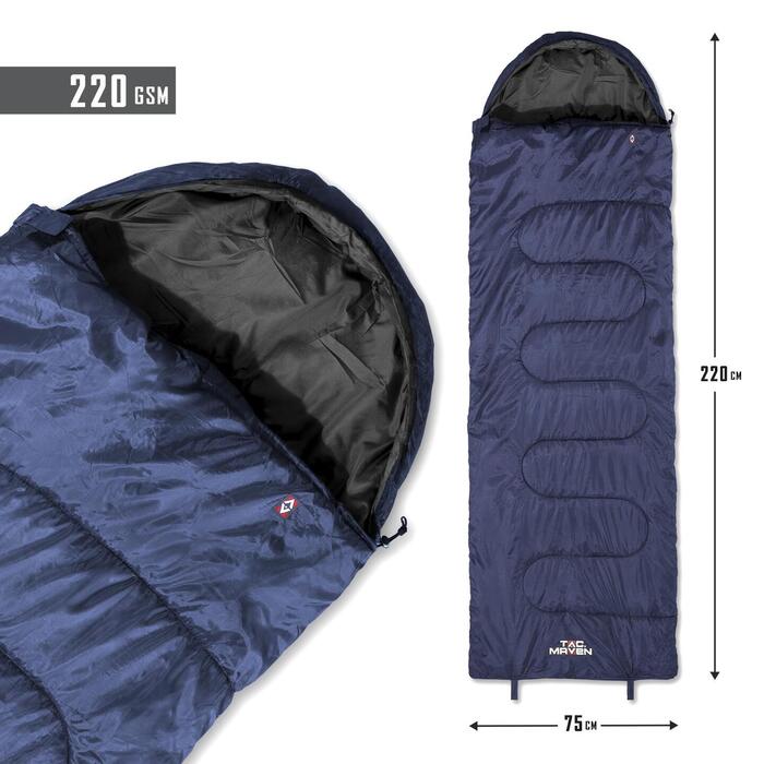 SENTINEL SLEEPING BAG 220GR/m² D19001-05MB-Midnight Blue