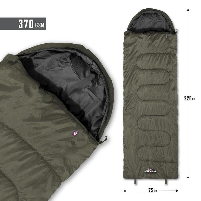 MAJOR SLEEPING BAG 370GR/m² D19002-06E-RAL7013