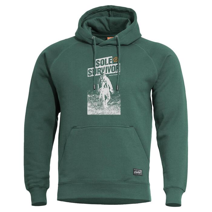 PHAETON HOOD SWEATER | K09021-SS-83-SpringBok Green