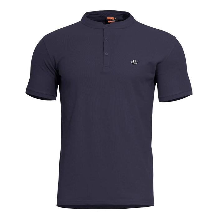 LEVANTES HENLEY T-SHIRT K09025-05-Navy Blue