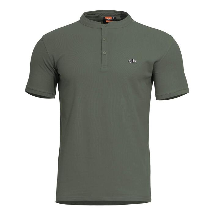 LEVANTES HENLEY T-SHIRT K09025-06CG-Camo Green