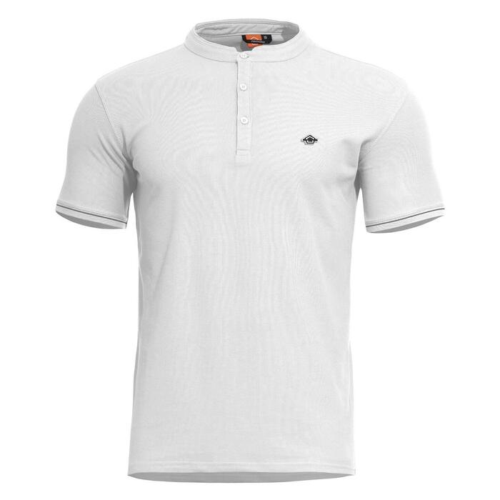 LEVANTES HENLEY T-SHIRT STRIPES K09025-STR-00-White