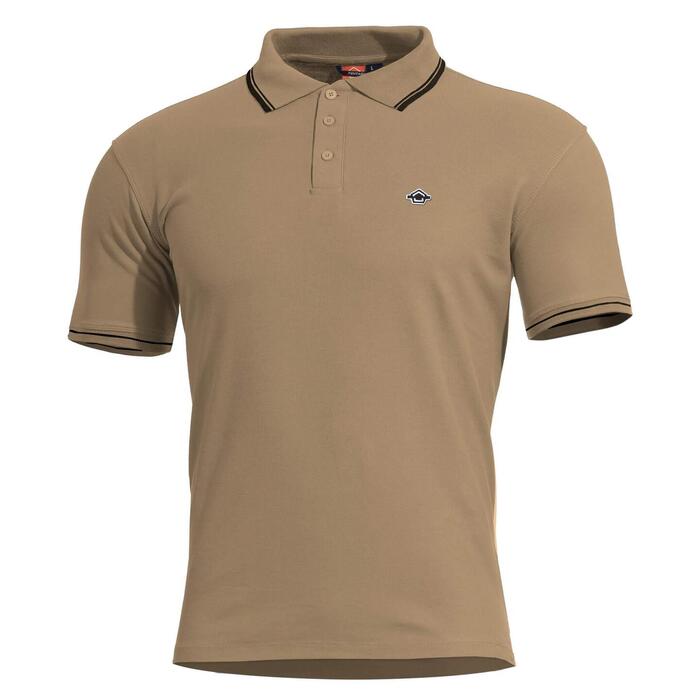 ANIKETOS POLO K09011-STR-82-Tan Brown