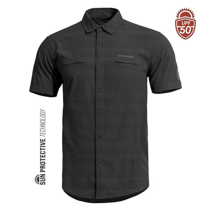 RIPPLE SHIRT K02028-01-Black