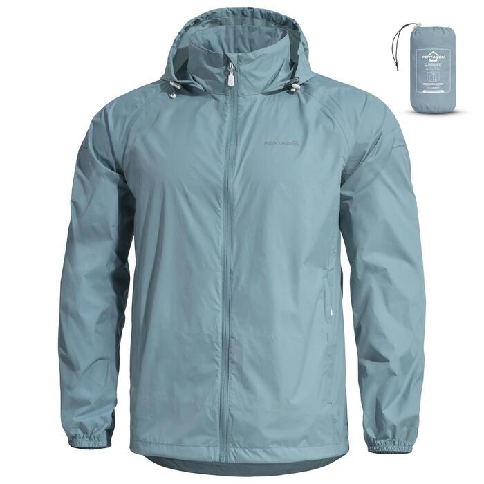 CLOUDBURST PACKABLE MEN RAIN JACKET K07019-122-MINT