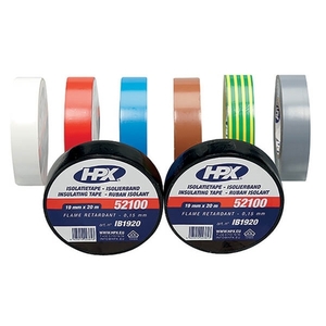 Electrician's insulating tape 52100 19mmx20m in various colors IC1920