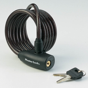 Bike lock with cable 180cm black 8126EURDPRO