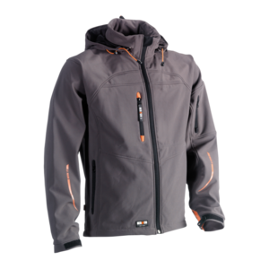 POSEIDON SOFTSHELL JACKET GREY L 23MJC0902GY-L