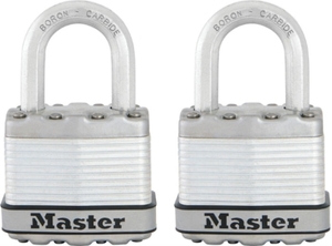 Set of 2 EXCELL high security padlocks 45mm M1EURTCC