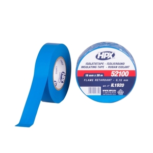 Electrician's insulating tape 52100 19mmx20m blue IL1920