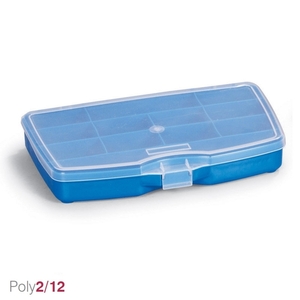 Ταμπακιέρα πλαστική Poly 2/12 - μπλε 26,5 x 15,5 x 4 cm Φωτογραφία 3