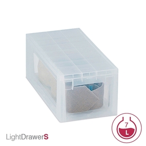 Κουτί/συρτάρι αποθήκευσης πλαστικό LightDrawerL 39,6 x 39 x H21,3 cm Φωτογραφία 2