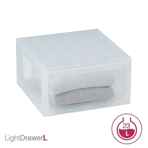 Κουτί/συρτάρι αποθήκευσης πλαστικό LightDrawerL 39,6 x 39 x H21,3 cm Φωτογραφία 4