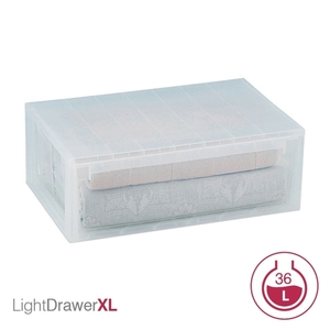 Κουτί/συρτάρι αποθήκευσης πλαστικό LightDrawerL 39,6 x 39 x H21,3 cm Φωτογραφία 5
