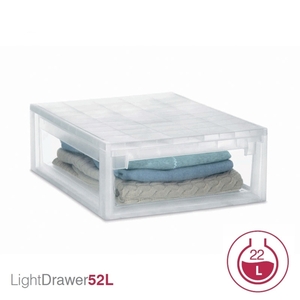 Storage box/drawer plastic LightDrawerL 39.6 x 39 x H21.3 cm Photo 6